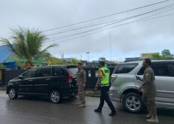 Sat Lantas Polresta Bulungan Edukasi Pengendara, Tertib Parkir Demi Kenyamanan Bersama