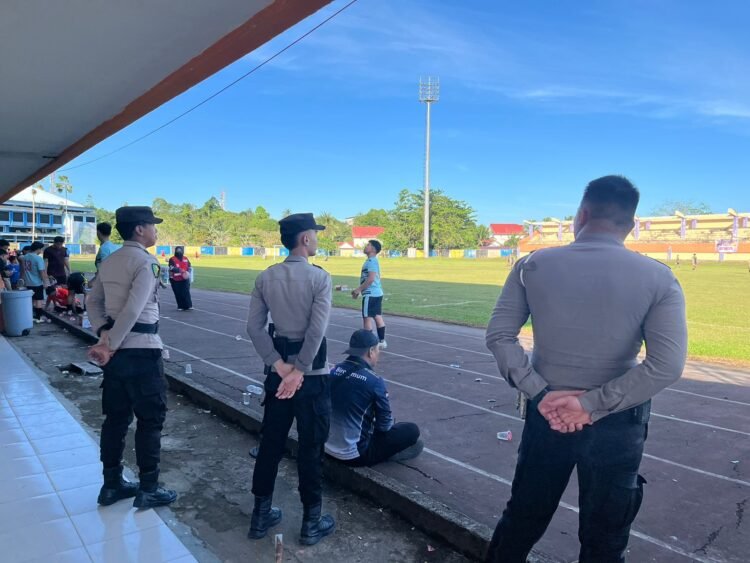 Polresta Bulungan Pastikan Turnamen Sepak Bola ‘Bamag Friendly Match 2026’ Berjalan Aman