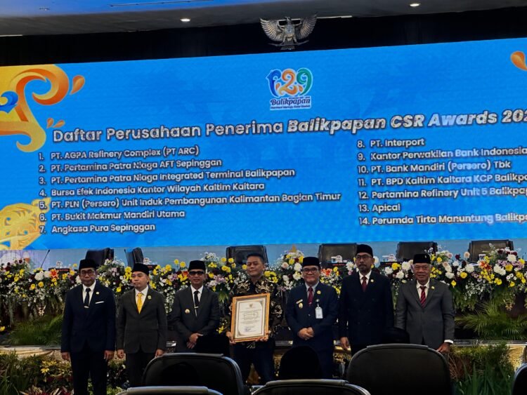 Lewat Aksi Nyata Lingkungan, PLN UIP KLT Sabet Balikpapan CSR Award 2026