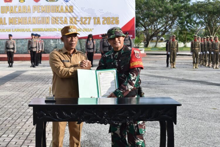 TMMD Ke-127 Resmi Dibuka di Bulungan, Wujud Sinergi TNI–Polri dan Pemda Percepat Pembangunan Desa