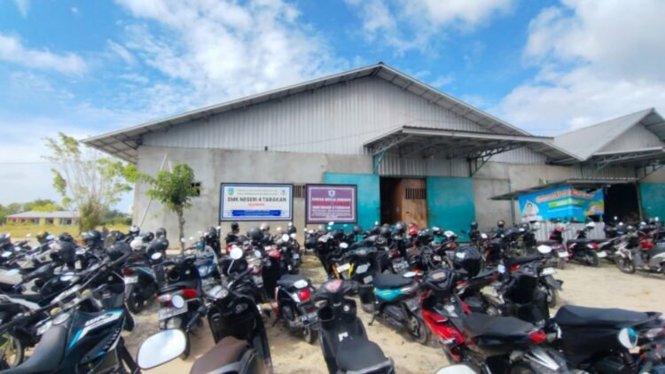 Dilema Kurang Kelas, SMKN 4 Tarakan Terpaksa Gunakan Bekas Gudang