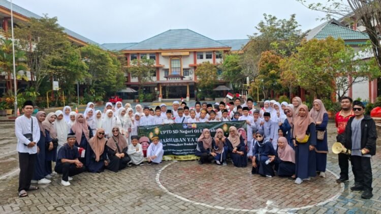 Sambut Ramadan 1447 H, SDN 014 Gunung Belah Tarakan Turunkan Kekuatan Penuh dalam Pawai Religi