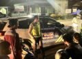Sat Lantas Polresta Bulungan Bubarkan Balap Lari Liar dan Konvoi Sahur dalam Patroli Blue Light