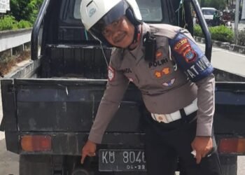 Satlantas Polres Tarakan Tertibkan Pengguna Knalpot Brong