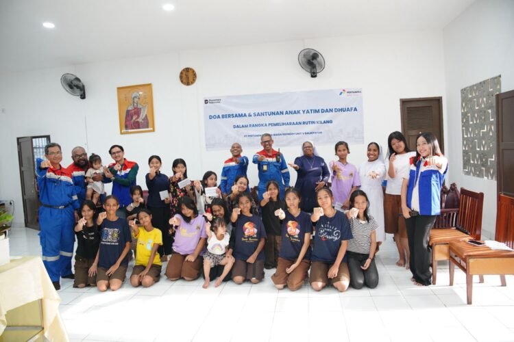 Teriring Doa Anak Yatim, Kilang Balikpapan Sukses Tuntaskan Pemeliharaan Rutin 2026