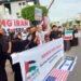 Sejumlah Massa di Tarakan Gelar Aksi Solidaritas Dukung Iran Lawan AS-Israel