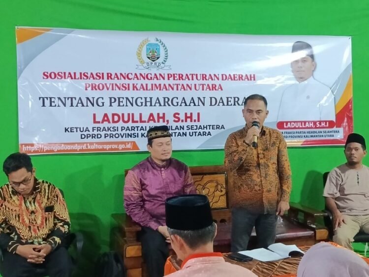 Sosialisasi Raperda Penghargaan Daerah, Ladullah: Ajak Warga Nunukan Kasih Masukan