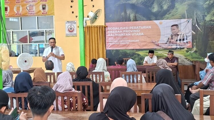 Dukung Inovasi Lokal, Syamsuddin Arfah Sosialisasikan Perda Ekonomi Kreatif di Tarakan