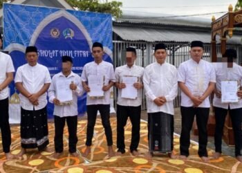 844 Orang Warga Binaan Terima Remisi Khusus Idul Fitri, 5 Orang Langsung Bebas 