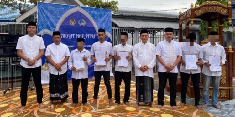844 Orang Warga Binaan Terima Remisi Khusus Idul Fitri, 5 Orang Langsung Bebas 
