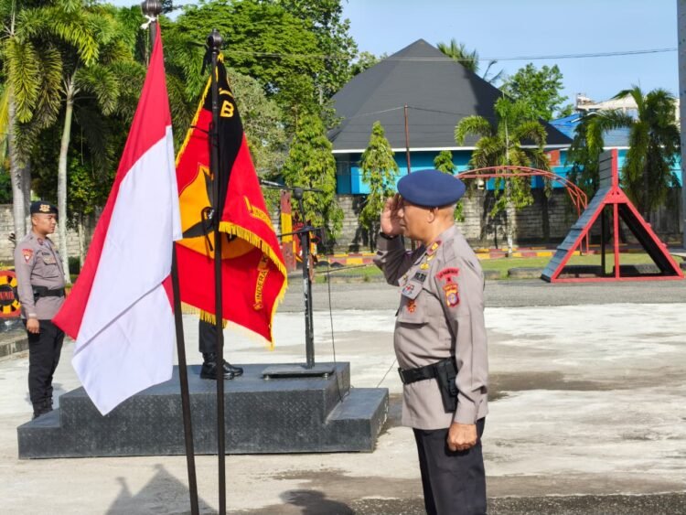 Pengabdian Tanpa Batas, Batalyon B Pelopor Gelar Apel Tradisi Purna Bakti Iptu Priyo Susilo