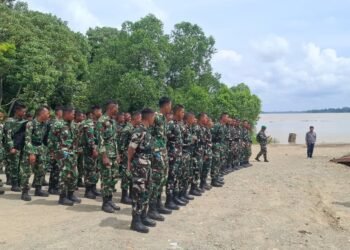 Yon TP 922/Upun Taka Mulai Ditempatkan di Tana Tidung, Dandim Tana Tidung Tekankan Kesiapan Prajurit