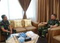 Sinergi Antar Matra TNI Diperkuat, Dandim 0907/Tarakan ke Lanud Anang Busra