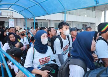 Mudik Gratis BUMN 2026, PELNI Berangkatkan 1.230 Pemudik Rute Balikpapan–Surabaya