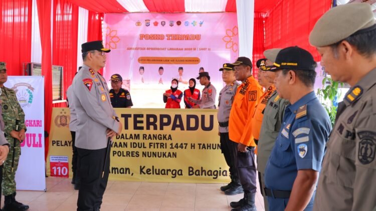 Kapolda Kaltara Tinjau Pos Pengamanan Operasi Ketupat Kayan 2026 di Sebatik dan Nunukan