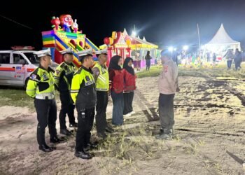 Polresta Bulungan Terjunkan Personel Amankan Gebyar UMKM di Jalan Sabanar Lama