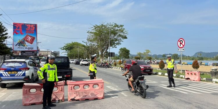 Jaga Kelancaran Car Free Day, Polresta Bulungan Turunkan Personel