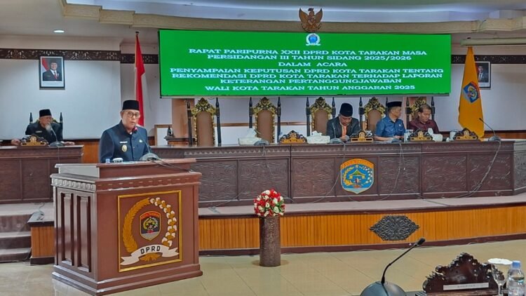 Pemkot Tarakan Terima Rekomendasi LKPJ 2025, Ibnu Saud: Segera Susun Rencana Aksi Pembenahan