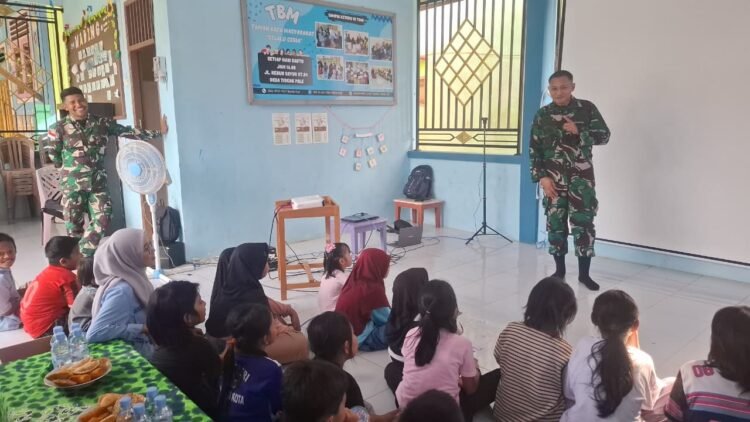 Kodim 0914/TNT Dukung Program BBC, Perluas Akses Pendidikan di Wilayah Pedesaan