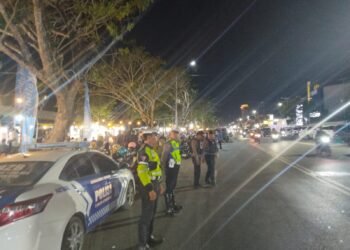 Sat Lantas dan Sat Samapta Polresta Bulungan Amankan Jalannya Benuanta Fishing Tournament 01
