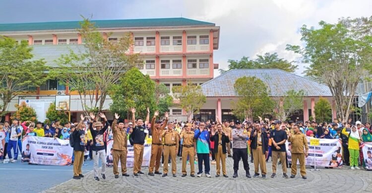 O2SN 2026 Kota Tarakan Resmi Dibuka, 350 Siswa Bersaing dalam 6 Cabang Olahraga