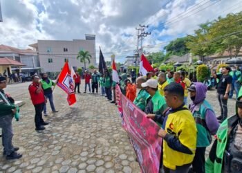 Ratusan Driver Online Tarakan Demo DPRD, Tuntut Stop Pendaftaran Anggota Baru
