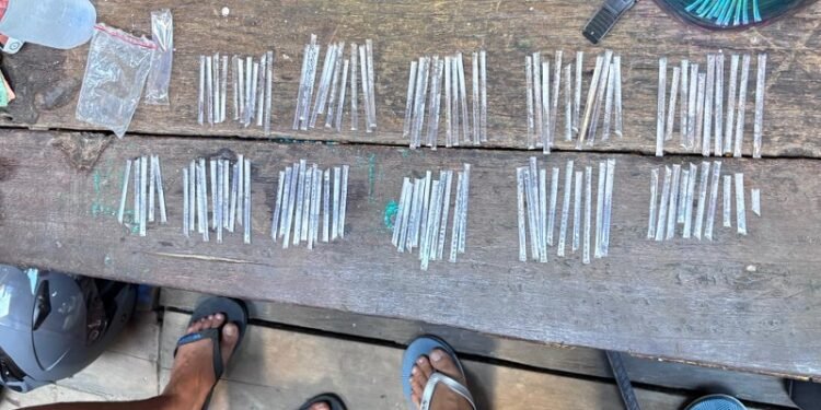 Sinergi Polda Kaltara dan Polres Tarakan Ringkus Pengedar Sabu di Selumit Pantai, 106 Poket Siap Edar Disita
