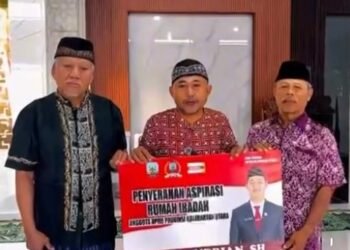 Kawal Aspirasi Rumah Ibadah, Dino Andrian Salurkan Bantuan untuk Masjid Al Muflihun Tarakan
