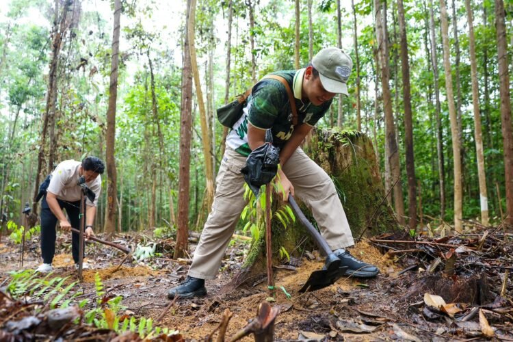 Momen Liburan Hari Kenaikan Yesus Kristus, OIKN Ajak Pengunjung Tinggalkan Jejak Hijau