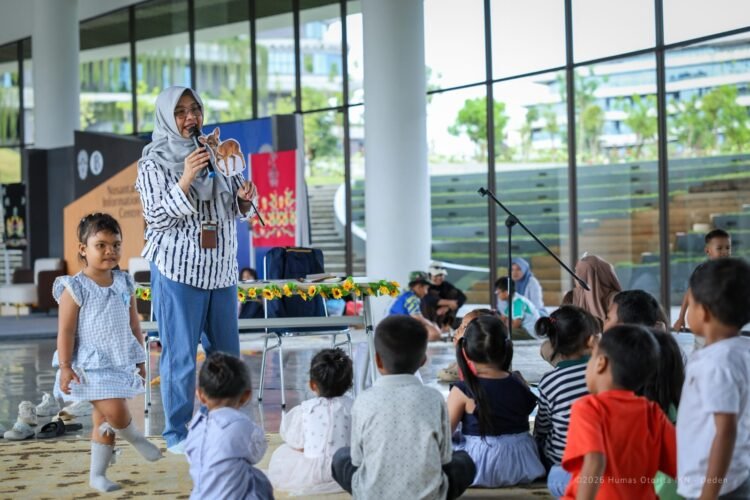 Liburan di IKN Makin Seru, Ada Dongeng Satwa, Catur, Mewarnai Hingga Obrolan Harapan Anak-anak