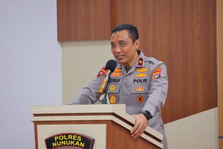 Wakapolda Kaltara Beri Arahan ke Personel Polres Nunukan saat Kunjungan Kerja