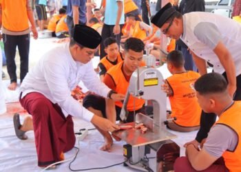 Polda Kaltara Gelar Pemotongan Hewan Kurban Peringati Idul Adha 1447 H