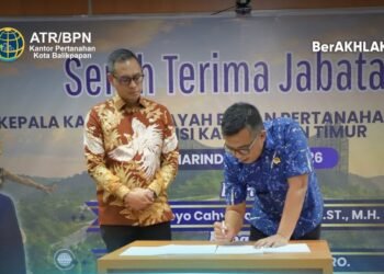 Kanwil BPN Kaltim Gelar Serah Terima Jabatan Kepala Kantor Wilayah, Perkuat Kesinambungan Layanan Pertanahan