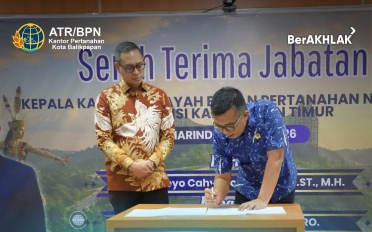 Kanwil BPN Kaltim Gelar Serah Terima Jabatan Kepala Kantor Wilayah, Perkuat Kesinambungan Layanan Pertanahan