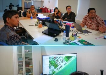 Direktur Survei dan Pemetaan Tematik ATR/BPN Tinjau Kantor Pertanahan Balikpapan, Tekankan Akurasi Data Pesisir