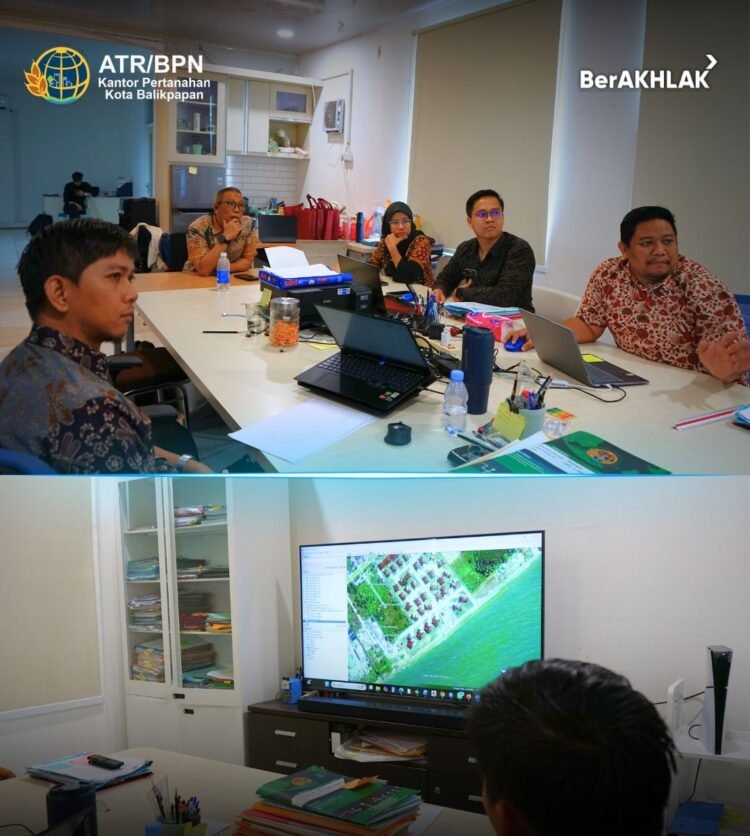 Direktur Survei dan Pemetaan Tematik ATR/BPN Tinjau Kantor Pertanahan Balikpapan, Tekankan Akurasi Data Pesisir