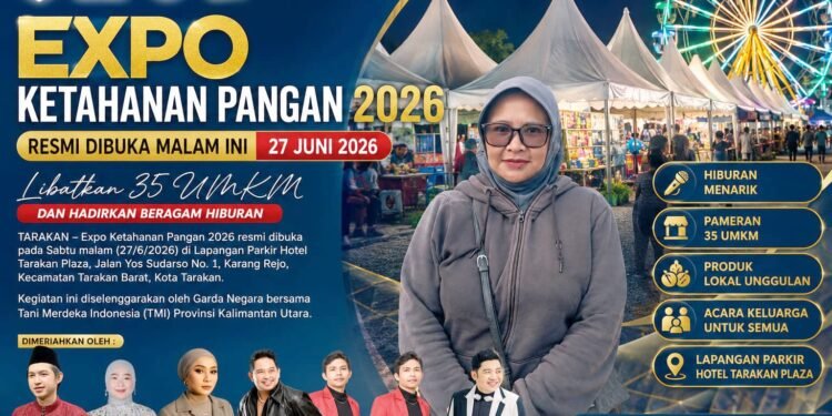 Tarakan Gelar Expo Ketahanan Pangan 2026, 35 UMKM Ikut Serta dan Hiburan Semarakkan Pembukaan