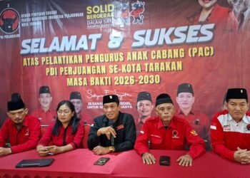 Muka-Muka Baru Dominasi PAC PDI Perjuangan Tarakan, DPD Kaltara Targetkan Tambah Kursi Fraksi