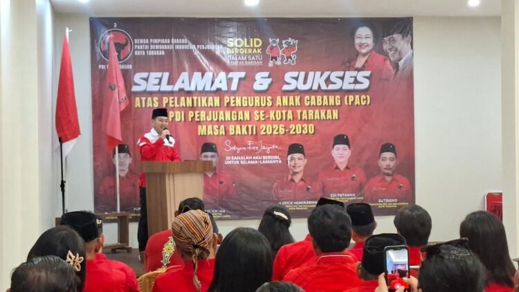 Rampung Juni, DPC PDI Perjuangan Tarakan Sebut Pengurus PAC Ujung Tombak Partai