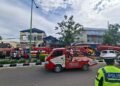Sebabkan Kemacetan, Kebakaran Bakso dan Mie Ayam ABC Mulawarman Berhasil Dipadamkan dalam 30 Menit