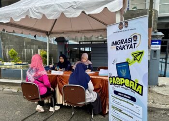 Gelar PASPORIA di CFD, Imigrasi Tarakan Dekatkan Layanan kepada Masyarakat