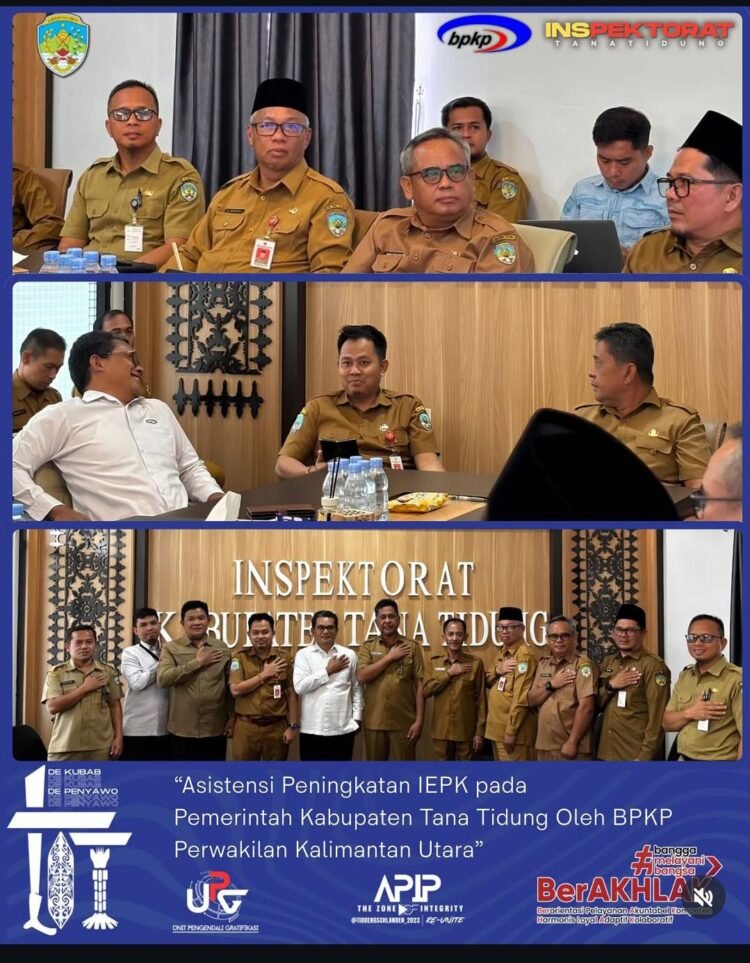 BPKP Kaltara Lakukan Asistensi IEPK, Pemkab Tana Tidung Ajak ASN Aktif Ikuti Survei Pengendalian Korupsi