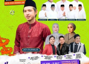 Koh Dennis Lim Siap Tabligh Akbar di Tarakan, Angkat Tema ‘Selalu Mengingat Allah’