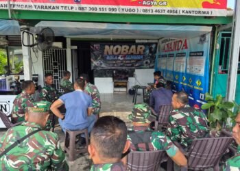 Kodim Tarakan Pilih Cara Santai Pererat Silaturahmi Lewat Nobar Piala Dunia