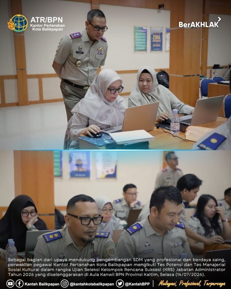 Pegawai Kantah Balikpapan Ikuti Seleksi KRS 2026, Langkah Strategis Cetak Pemimpin Profesional