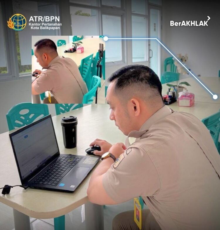 Kantor Pertanahan Balikpapan Ikuti Ujian Online Manajer Loket, Perkuat Kompetensi SDM