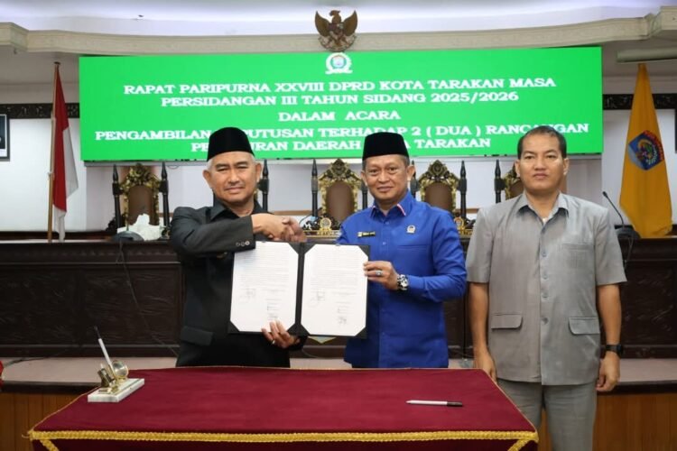 Wali Kota Tarakan Apresiasi DPRD Sahkan Raperda Pertanggungjawaban APBD 2025