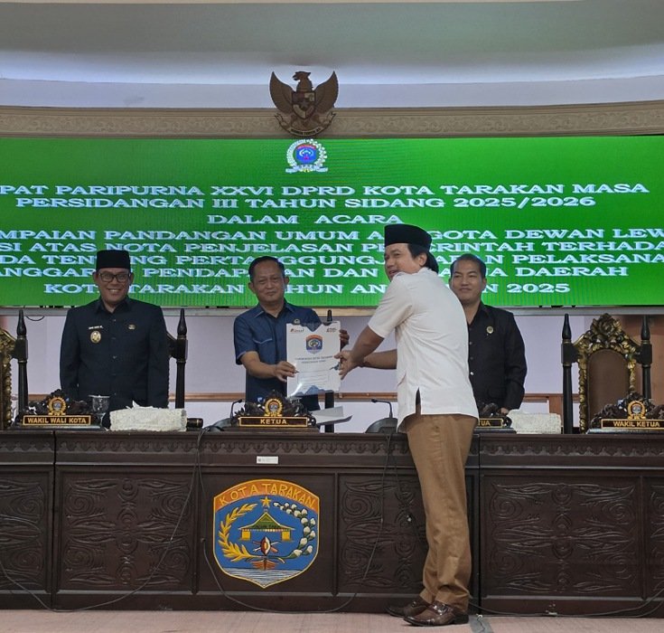 Fraksi Gerindra DPRD Tarakan Puji WTP Tarakan, tapi Beri Catatan Kritis Soal Air Bersih