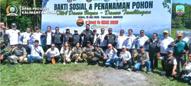 Dukung Kelestarian Lingkungan, Pimpinan DPRD Kaltara Ikuti Aksi Penghijauan di Rakernas II ADPSI Bali