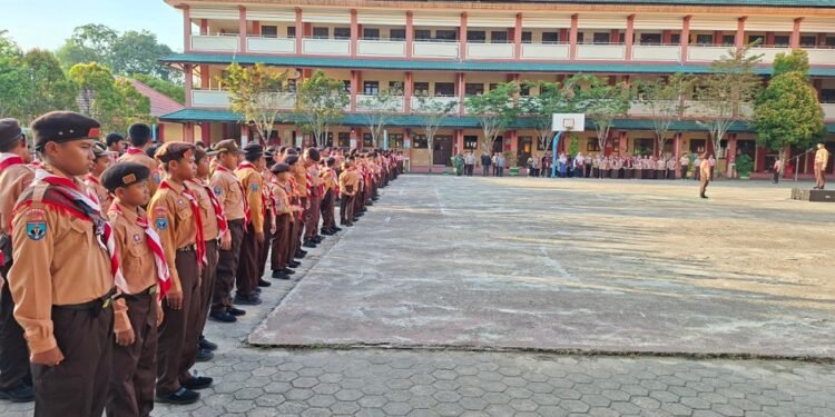 Bangkitkan Kembali Kemah Blok, SMPN 3 Tarakan Perkuat Karakter Siswa Bareng Orang Tua
